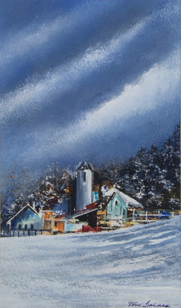 A Farm Nestled in the Bosom of Winter
