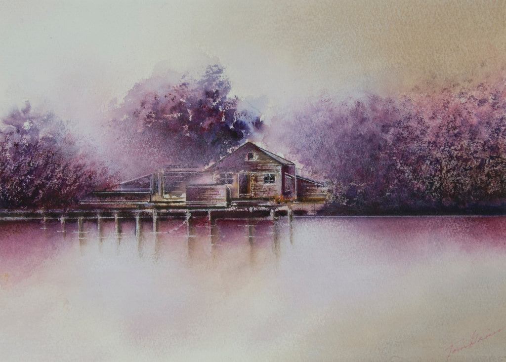 Hastings Boathouse in Lavender Hues