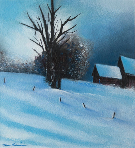 The Connecticut Hills - A Winter Scene